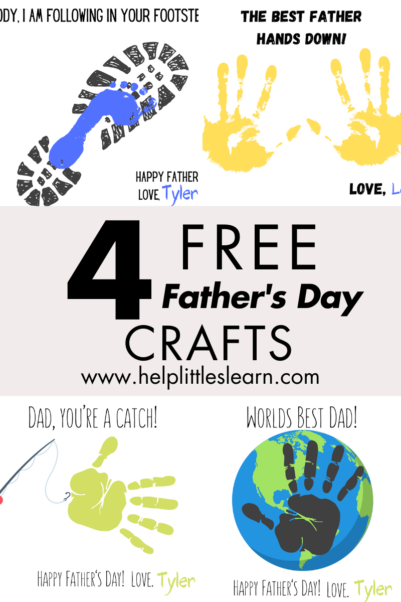 4 Free Father's Day Crafts